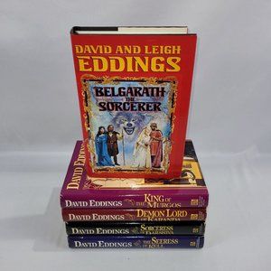 David Eddings 5 Hardcover Book Lot Mallorean Set Book Club Edition